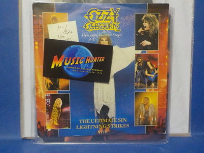 OZZY OSBOURNE - THE ULTIMATE SIN / LIGHTNING S STRIKES 7"