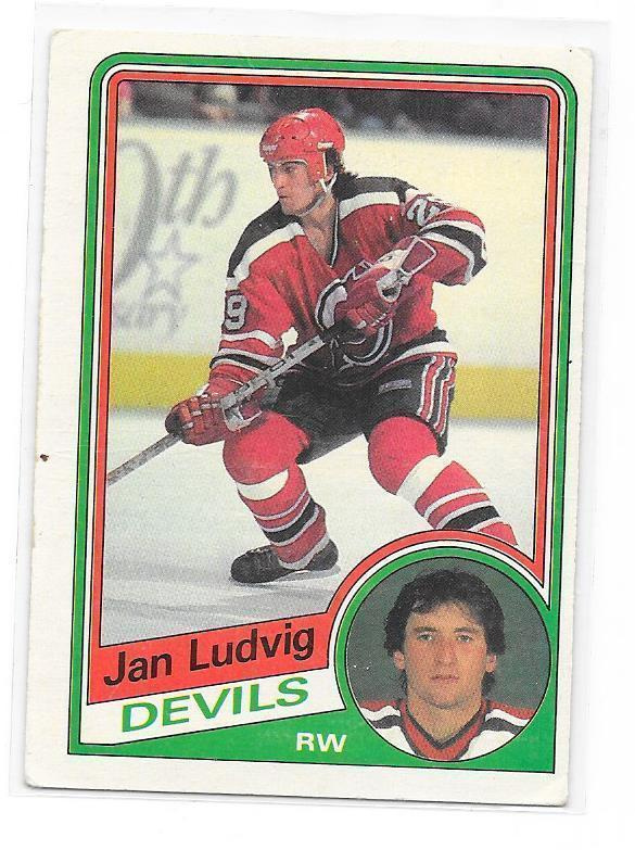1984-85 OPC #116 Jan Ludvig New jersey Devils