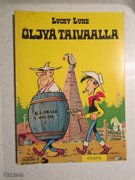 Lucky Luke Öljyä taivaalla 1.painos
