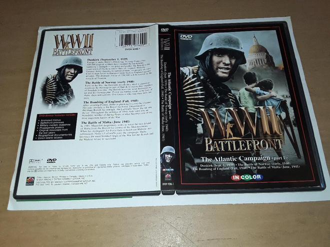 WWII Battlefront: The Atlantic Campaign - US Region 0 DVD