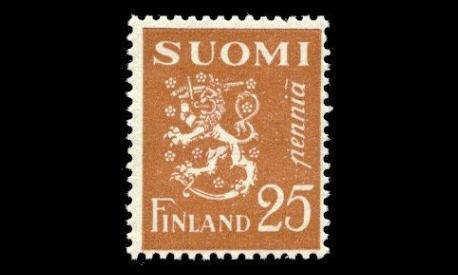 146 ** Leijona 25 p vaaleanruskea (1930)
