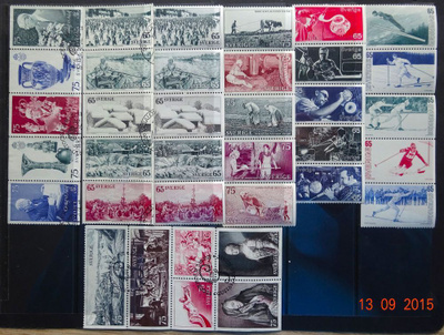 RUOTSI 27. HYVÄT 7 KPL* VIHKOJA= 36 KPL MERKKEJÄ 1960-70 LUV
