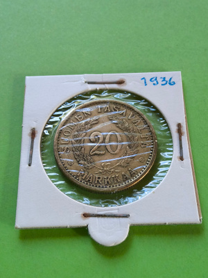 Siisti 20 MARKKAA 1936
