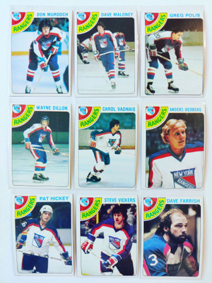 78-79 Opc - New York Rangers 9kpl