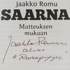 Jaakko Romu : Vuorisaarna Matteuksen mukaan (signeerattu) - pikkukuva 3