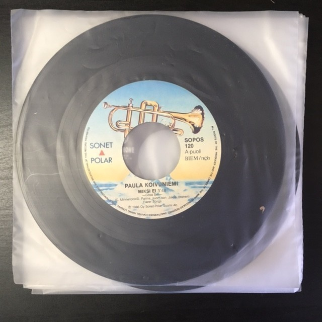 Paula Koivuniemi - Miksi ei / Soliseva lähde 7''