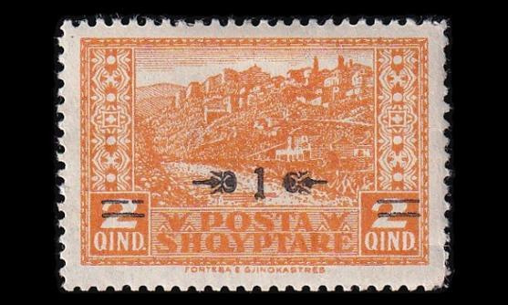 Albania 95 * Käyttösarja 1/2 Q pp (1924)