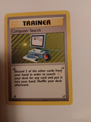 Computer Search #71 (BS1) Base Set 1 Rare card