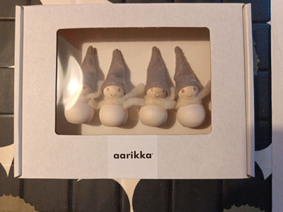 Aarikka 4kpl pakkanen magneetit