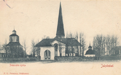 PEDERSÖRE KIRKKO - vanha kortti