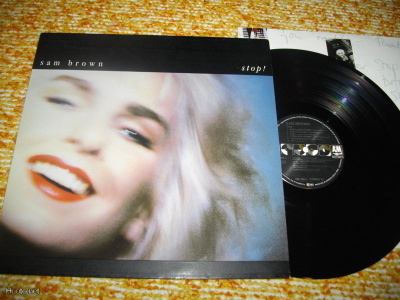 SAM BROWN - Stop ! - LP 1988 blues rock,pop MINT-