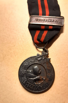 Talvisodan muistomitali Tolvajärvi