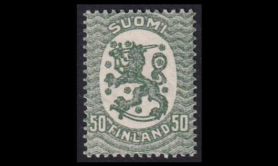129BW1 ** M-17 50p B W1 (1927)