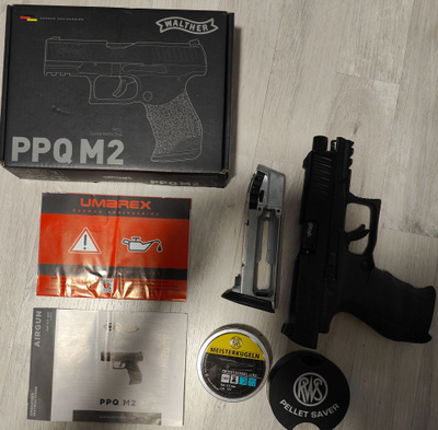 Umarex Walther PPQ M2 4,5 mm Pellet CO2 ilmapistooli