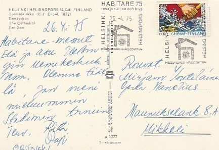 ERIKOISLEIMA , Habitare, Helsinki 26.4.1975