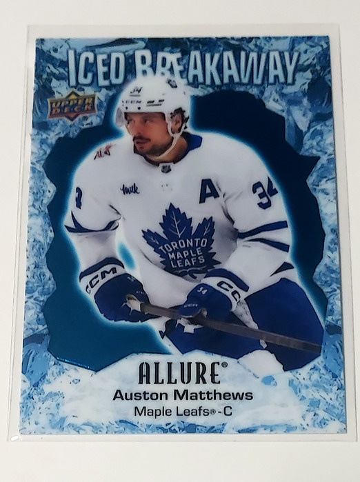 2023-24 Allure - Iced Breakaway #IB3 Auston Matthews