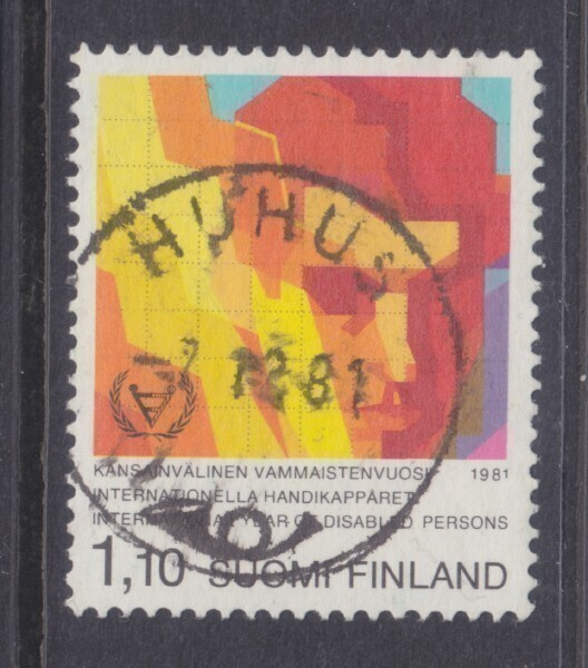 1981 vammaisten vuosi kaunisleimaisena.