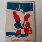 Bjarne Uttuslien n°2, 11x7cm, käsi kädessä,nyrkkiposti - pikkukuva 1