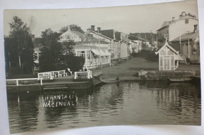 VANAH Valokuva Postikortti Naantali 1920-l