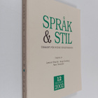 Språk & Stil - Tidskrift för svensk språkforskning 12/2002 - pikkukuva 1