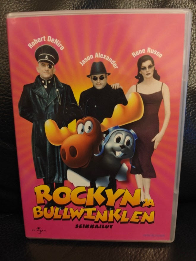 Rockyn ja Bullwinklen Seikkailut (2000) DVD Suomijulkaisu