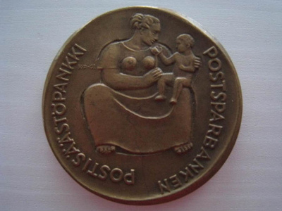 Postisäästöpankki mitali 1886-1961