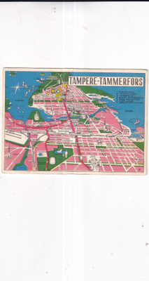 Tampere - Tammerfors karttakortti b683