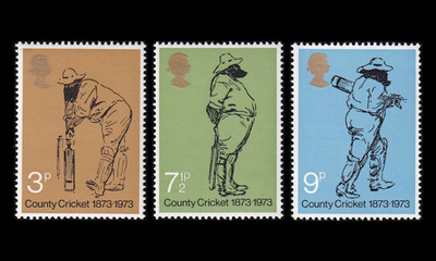 Iso-Britannia 621-3 ** Kriketti (1973)