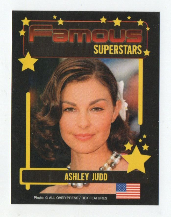 Famous SUPERSTARS n:o 012 ASHLEY JUDD