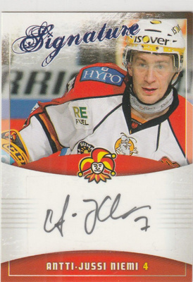 2009/10 Cardset Signature Antti-Jussi Niemi , Jokerit