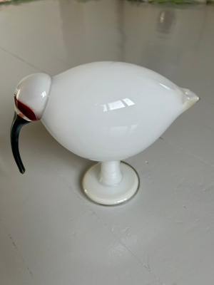 Oiva Toikka uniikki valkoinen Ibis, ei 2005, 2010 eikä 2015