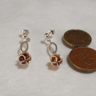 Design Hopea meripihka korvakorut Baltic Amber - pikkukuva 4