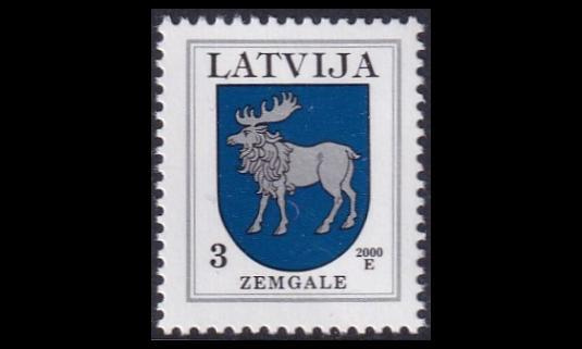 Latvia 372C_VI ** Käyttösarja vaakuna 3 S -00 (1994)