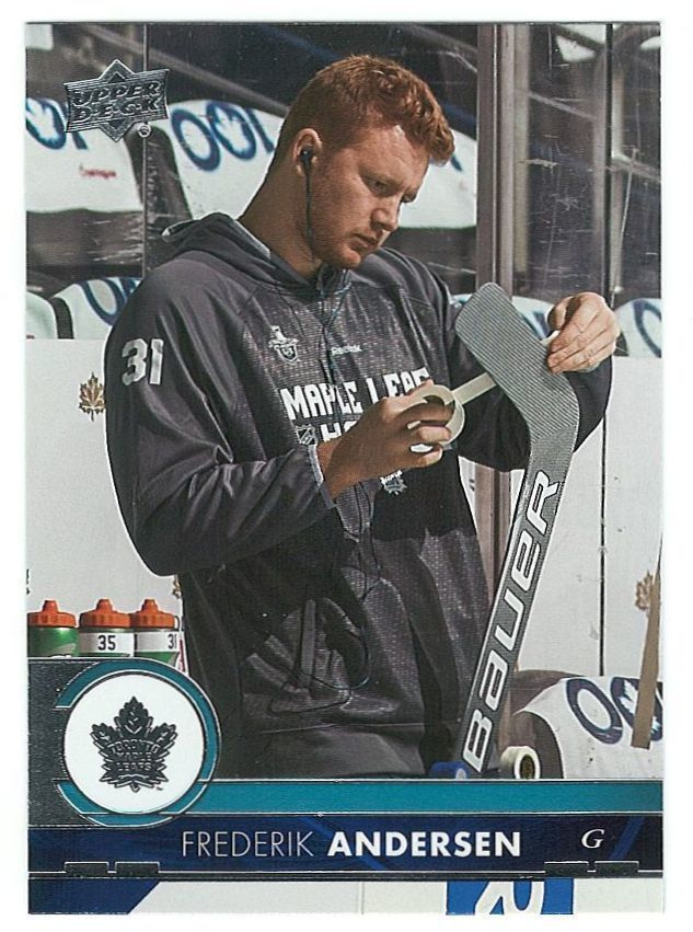 17-18 Upper Deck #171 Frederik Andersen
