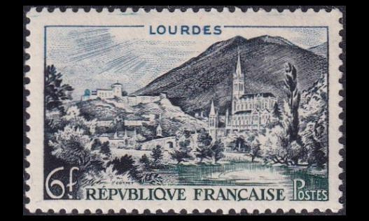 Ranska 1004 ** Maisemia 6 Fr (1954)