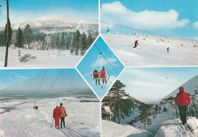 Postikortti, PYHÄTUNTURI, Koillis-Lappi, Erikoisleima