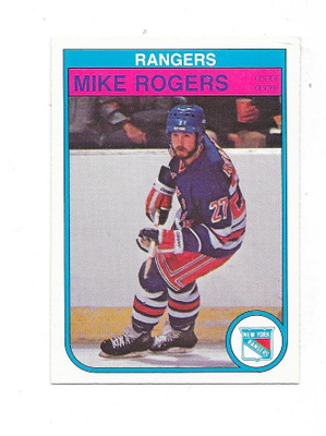 1982-83 OPC #232 Mike Rogers New York Rangers