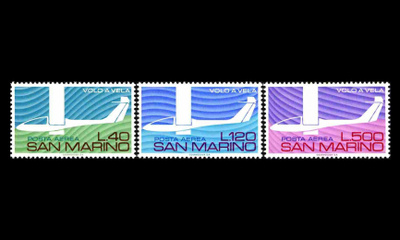 San Marino 1077-9 ** Purjelentokoneita (1974)