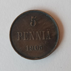 5 pennin kolikko vuodelta 1905 - pikkukuva 1