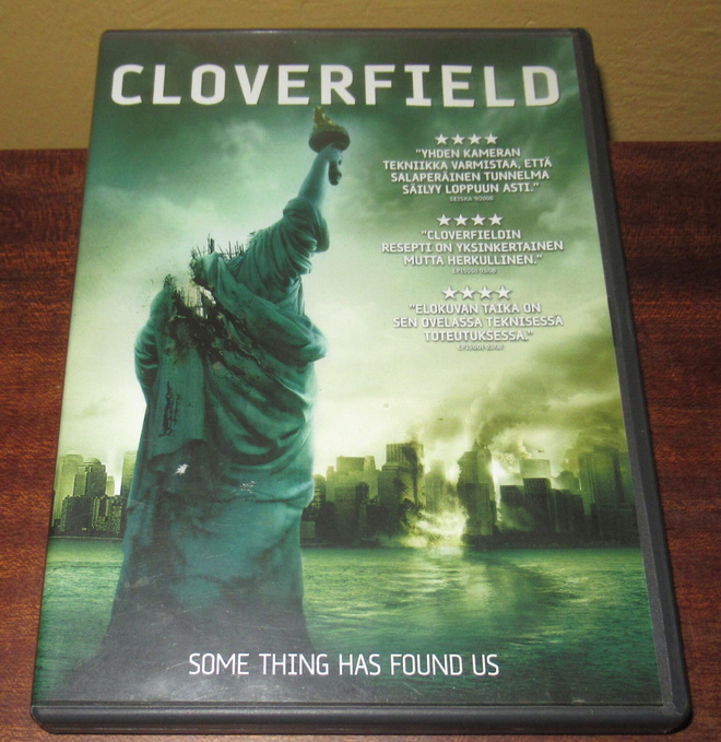 Cloverfield toiminta / trilleri dvd