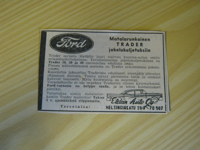 mainos Ford Trader