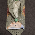 Alina´s Handmade virkattu kosteuspyyhepussin suojus uniikki - pikkukuva 3