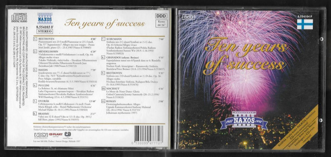 Various – Ten Years Of Success (NAXOS)