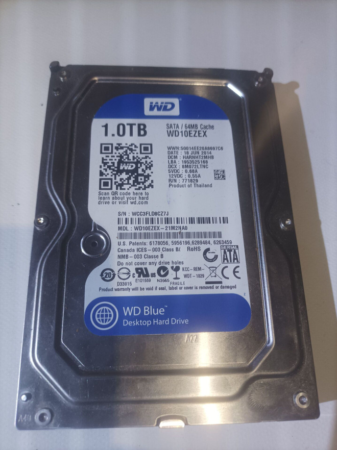 Wd kovalevy 1 TB