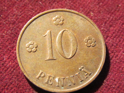 10 penniä 1940