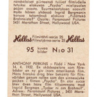 Hellas Filmitähti-sarja 25 n:o 31 Anthony Perkins Pukkakuva - pikkukuva 2