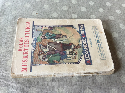 50 PENNIN KIRJOJA KOLME MUSKETTISOTURIA 1914