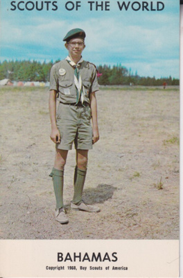Partio. Bahamas, Scouts of the World, e120