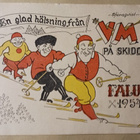Hiihtäjät vauhdissa,hiihdon MM-kisat,Falun, 1954, p. 1954 el - pikkukuva 1