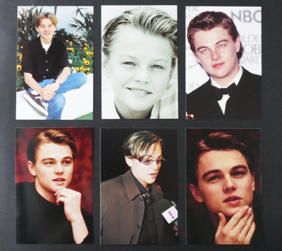 Leonardo DiCaprio 6 kpl kortteja A)